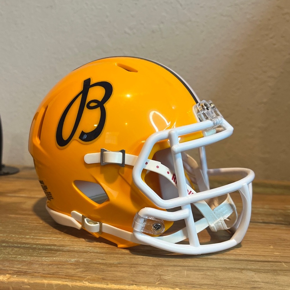 Breitling Watches x NFL Mini Football Helmet Riddell Advertising Promo Limited